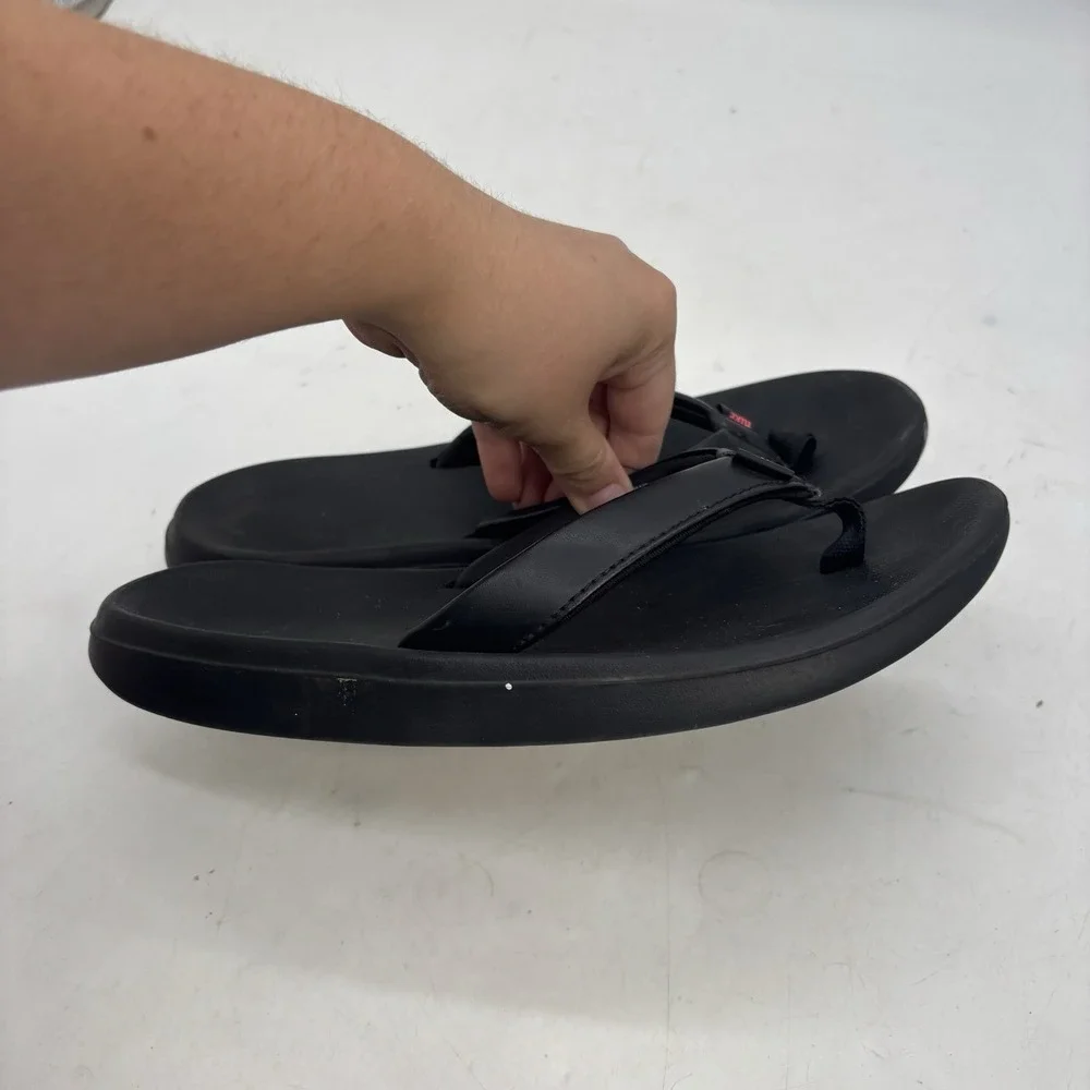 Nike Comfort Slides Womens 7 Black Slip On Sandals Comfortbed Flip Flops